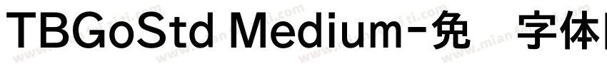 TBGoStd Medium字体转换